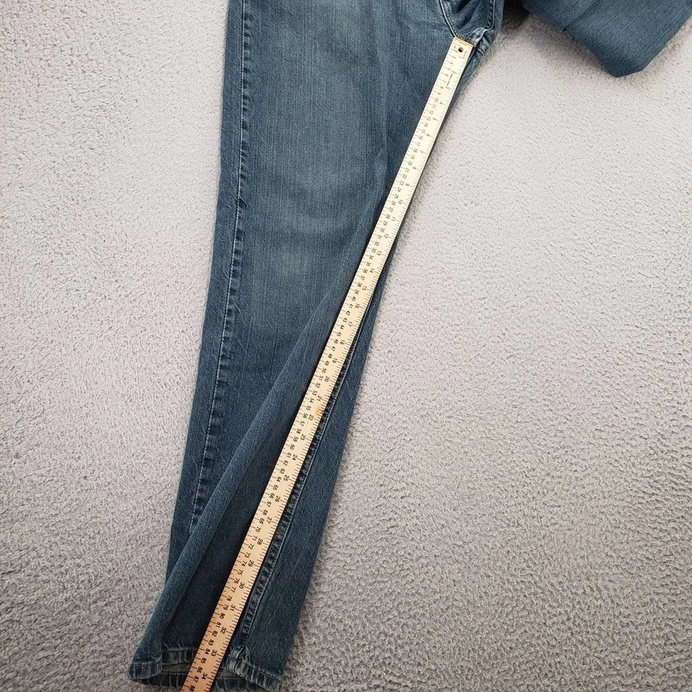 Wrangler Jeans Mens‎ 38x34 Blue Regular Straight Denim Cowboy Logo Mid Rise